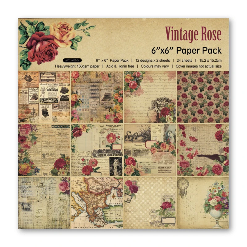 Scrapbook Pad Assorted Pattern - огляд і ціна Ink Blotter Paper