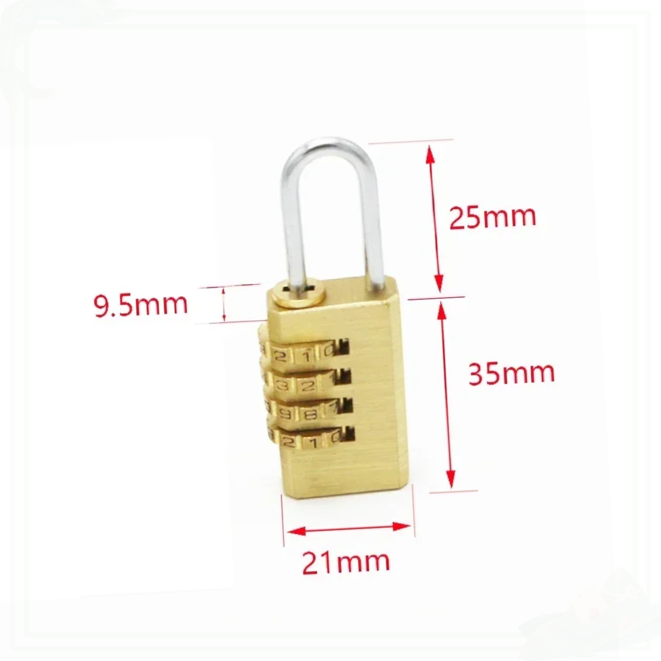 Brass Password Padlock Luggage - огляд і ціна Letter Opener Brass