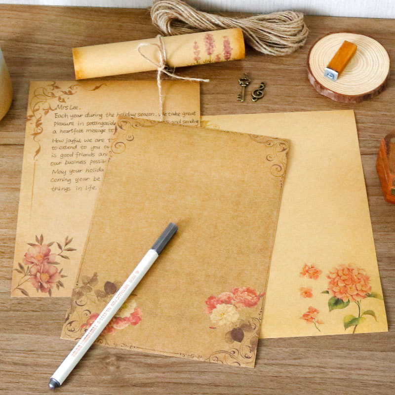 16pcs Vintage Writing Paper Ol - огляд і ціна Ink Blotter Paper