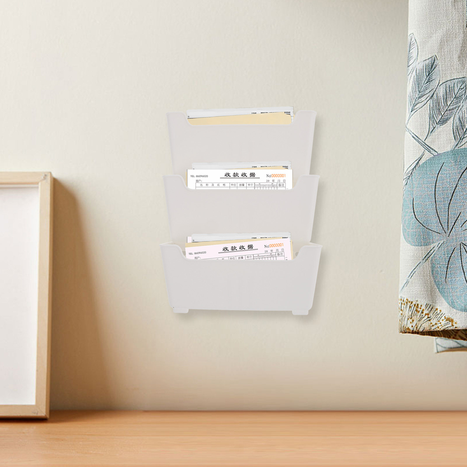 1Set Wall Mounted File Organiz - огляд і ціна Magazine Holder Rack