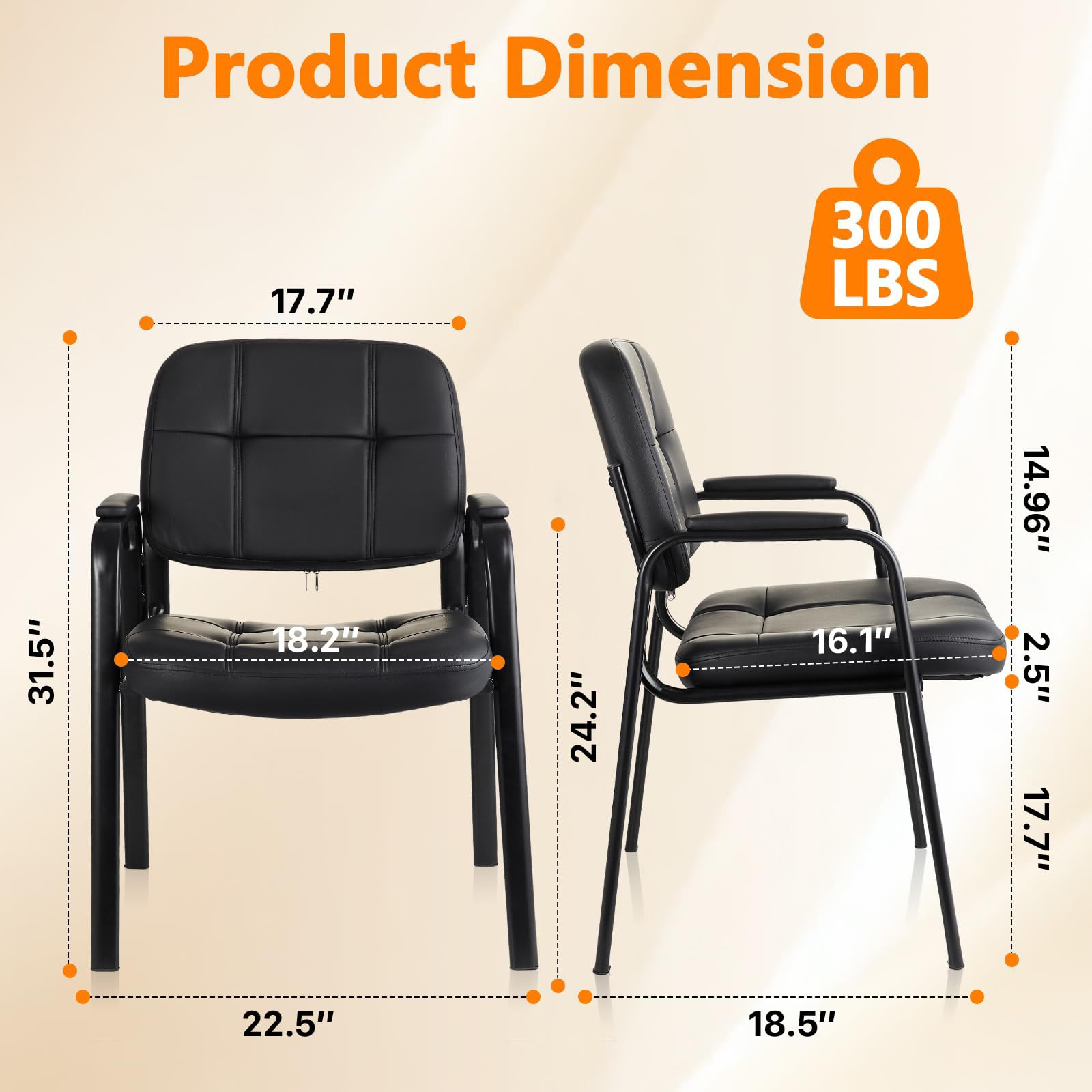 Waiting Room Chairs with Padde - огляд і ціна Leather Desk Pad