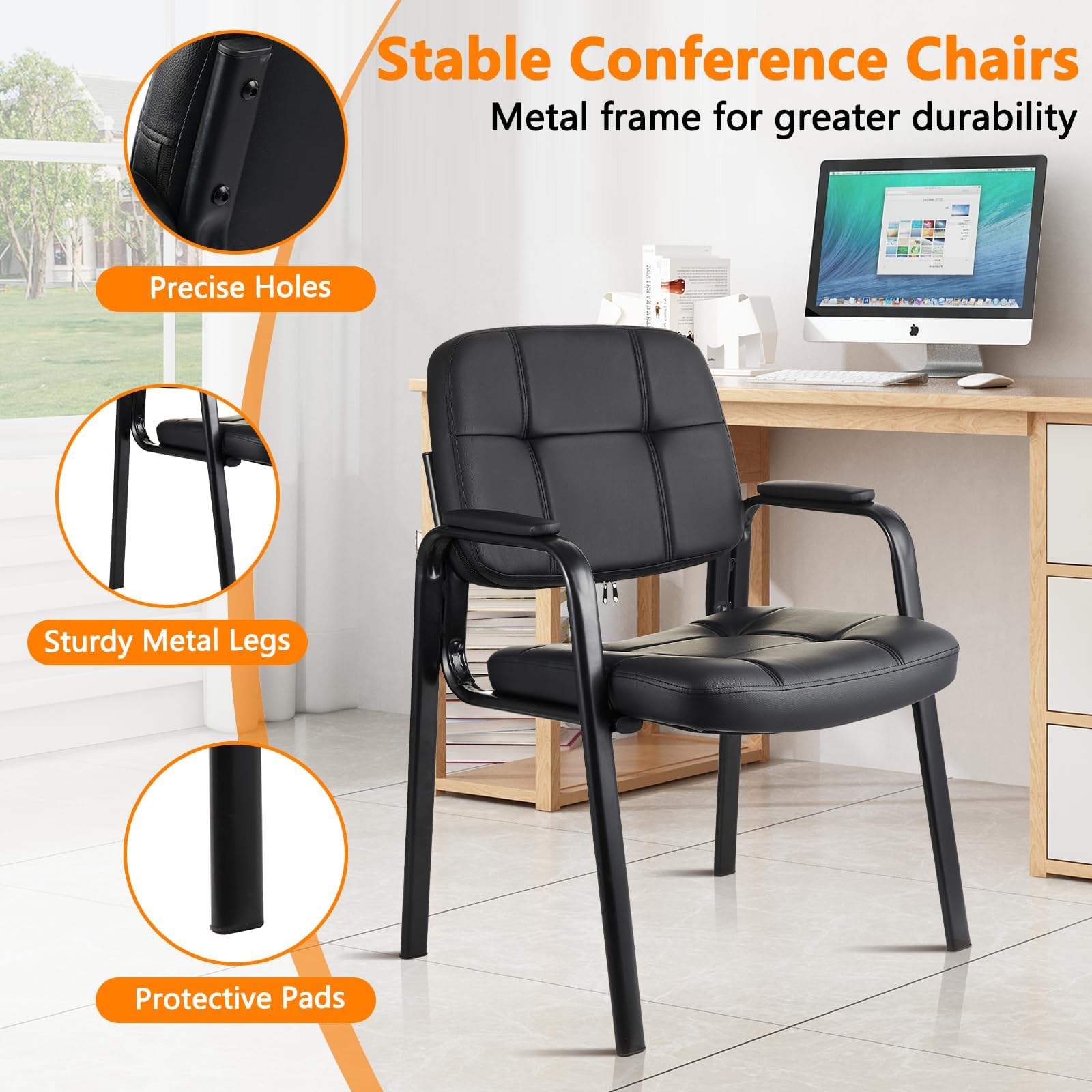 Waiting Room Chairs with Padde - огляд і ціна Leather Desk Pad